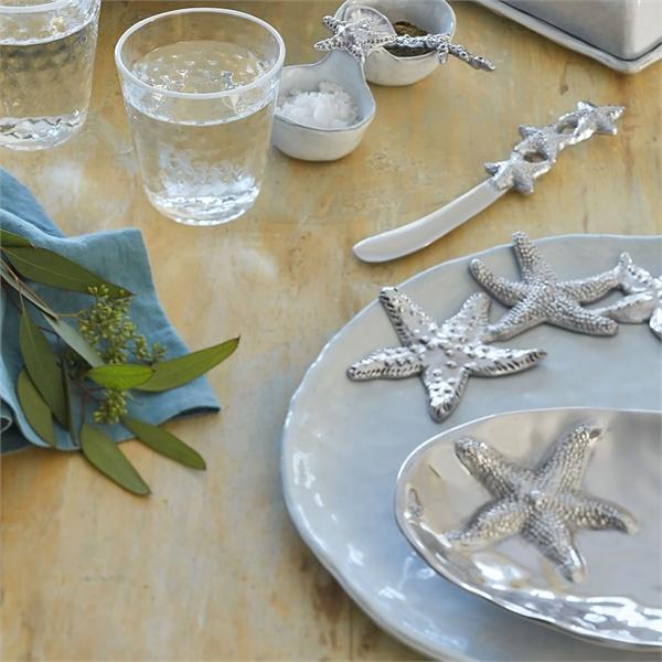 Starfish Small Oval Platter-Platters-|-Mariposa