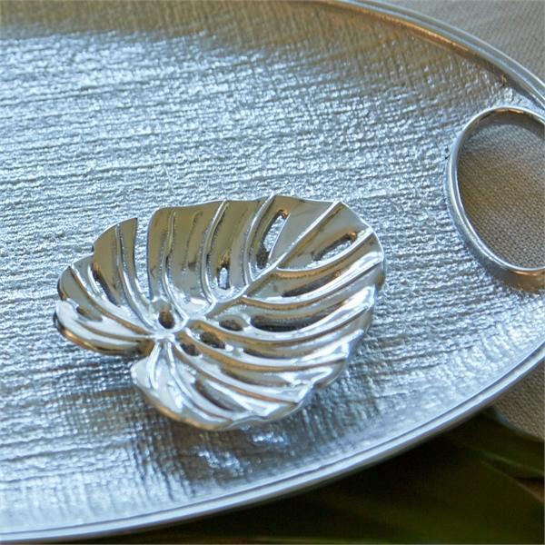 Swiss Cheese Leaf Trinket Dish-Gifts and Accessories-|-Mariposa