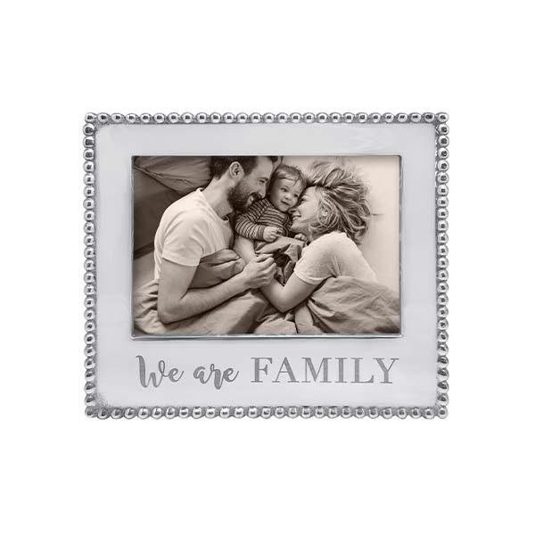 WE ARE FAMILY Beaded 5x7 Frame | Mariposa Photo Frames