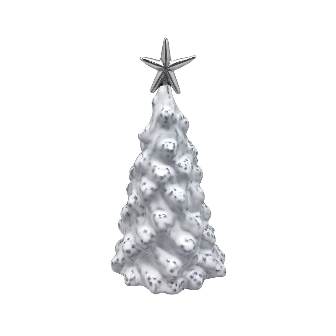 White Ceramic Large Tree with Star-Decorative Accessories | Mariposa