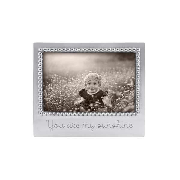 YOU ARE MY SUNSHINE Beaded 4x6 Frame | Mariposa Photo Frames